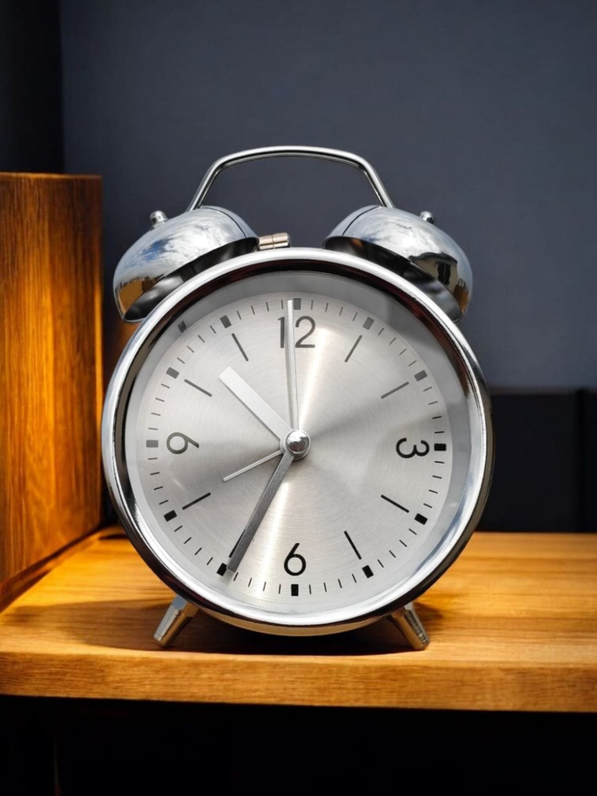 Super Premium Luxury Alarm Clock (S1-Silver Edition)