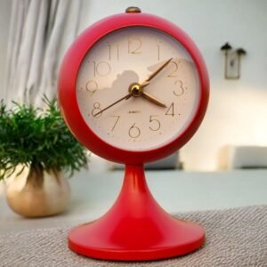 Table Alarm Clock Premium design Red Color