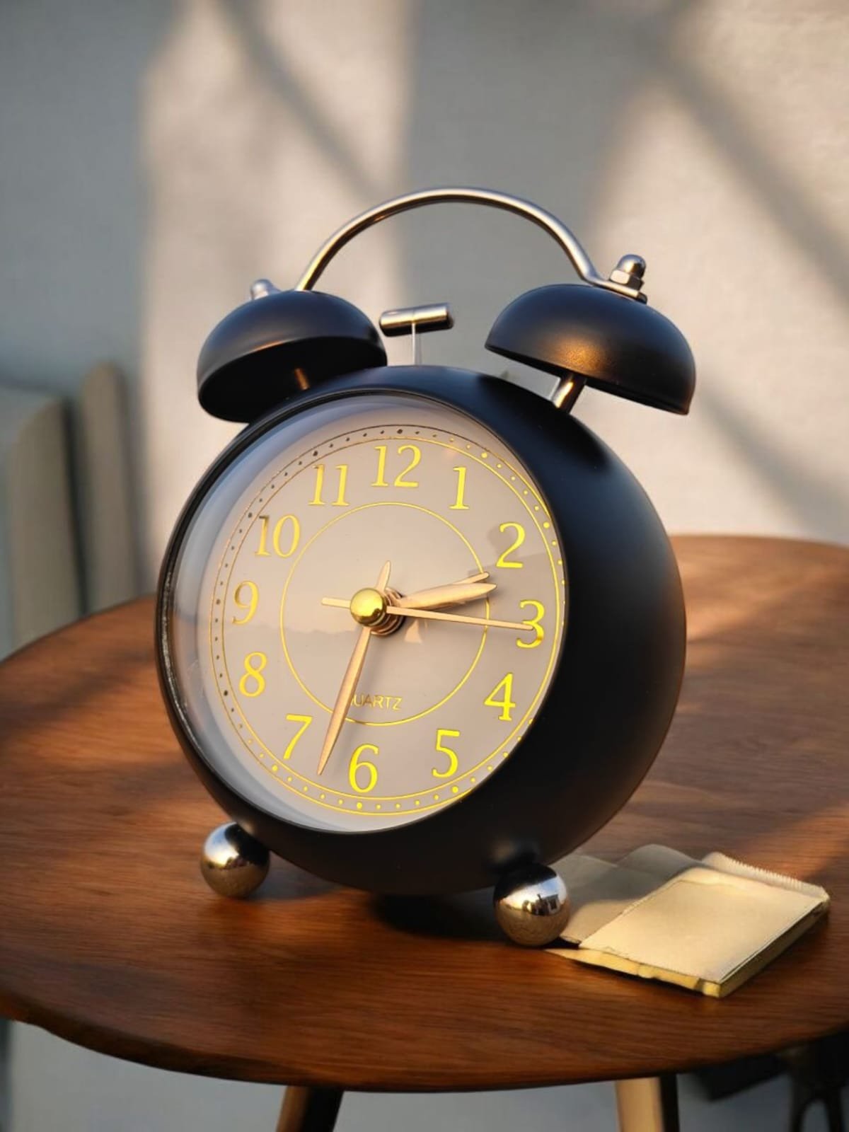 Table Alarm Clock Premium design Black Color - Image 2