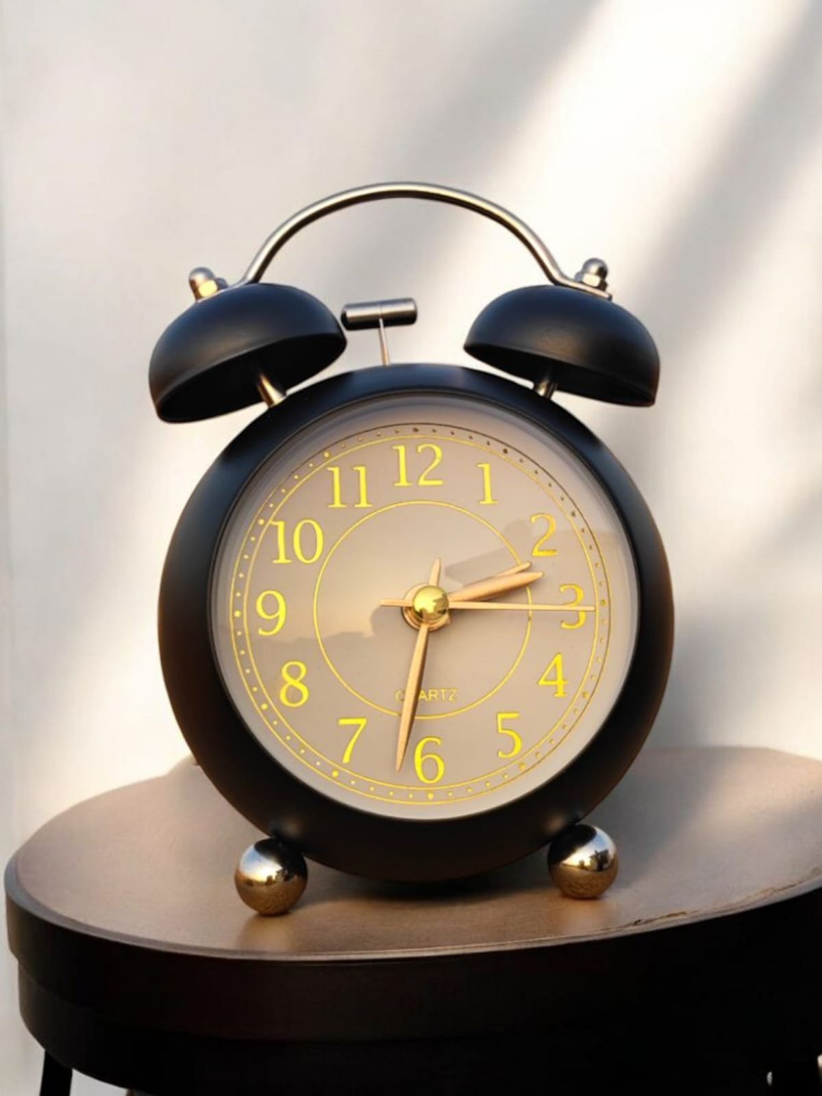Table Alarm Clock Premium design Black Color - Image 3